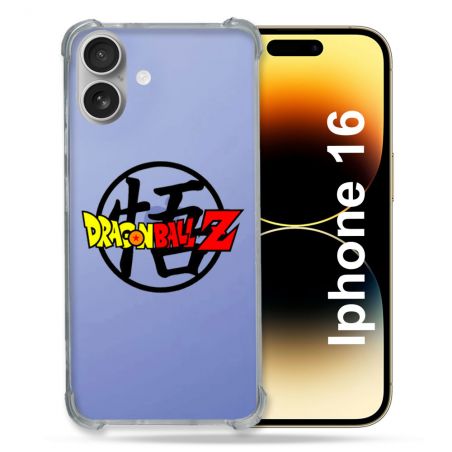 Coque Transparente Pour Apple Iphone 16 Dragon Ball Logo