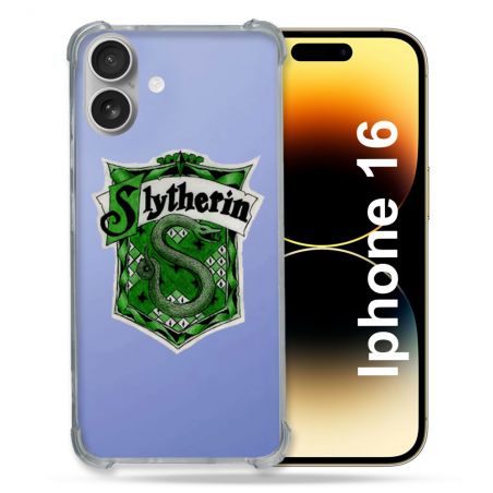Coque Transparente Pour Apple Iphone 16 Harry Potter Slytherin