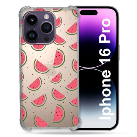 Coque Transparente Pour Apple Iphone 16 Pro Pasteque