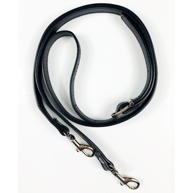 Coque Transparente Pour Apple Iphone 16 Pro Lanière / Cordon Cuir 2 Noir