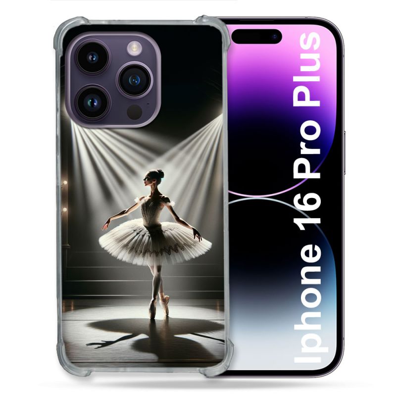 Coque Renforcée Pour Apple Iphone 16 Pro Plus Danseuse Lumière