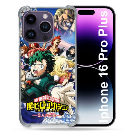 Coque Renforcée Pour Apple Iphone 16 Pro Plus Manga My Hero Academia Affiche