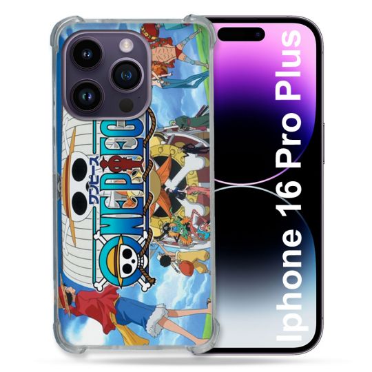 Coque Renforcée Pour Apple Iphone 16 Pro Plus Manga One Piece Sunny