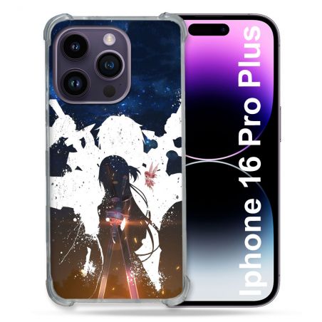 Coque Renforcée Pour Apple Iphone 16 Pro Plus Manga SAO sword Art Online Asuna