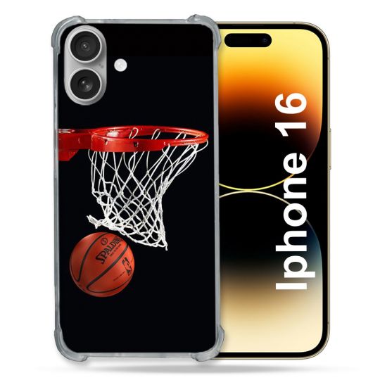 Coque Renforcée Pour Apple Iphone 16 Plus Sport Basket Panier