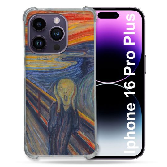 Coque Renforcée Pour Apple Iphone 16 Pro Plus Peinture Le Cri