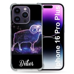 Coque Renforcée Pour Apple Iphone 16 Pro Plus Signe Zodiaque 2 Bélier
