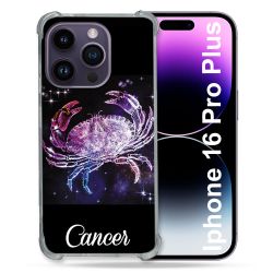 Coque Renforcée Pour Apple Iphone 16 Pro Plus Signe Zodiaque 2 Cancer
