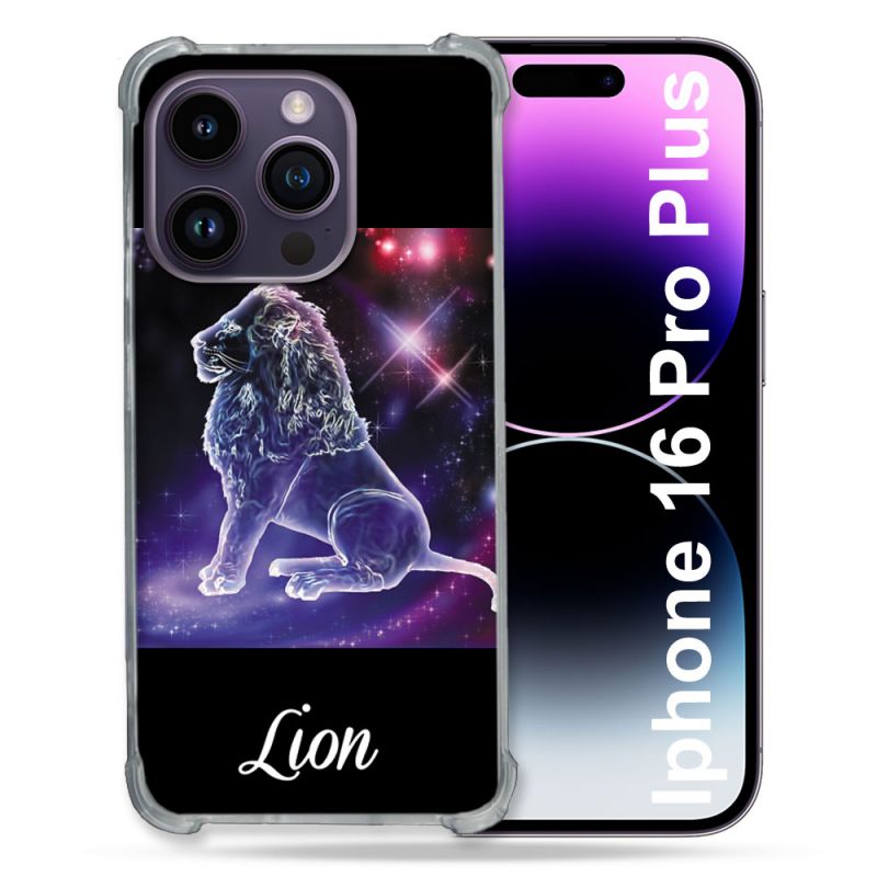 Coque Renforcée Pour Apple Iphone 16 Pro Plus Signe Zodiaque 2 Lion