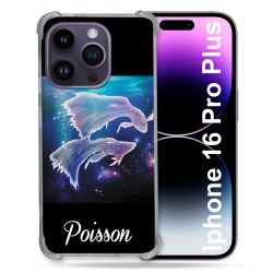 Coque Renforcée Pour Apple Iphone 16 Pro Plus Signe Zodiaque 2 Poisson