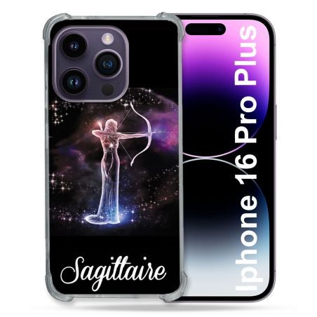 Coque Renforcée Pour Apple Iphone 16 Pro Plus Signe Zodiaque 2 Sagittaire