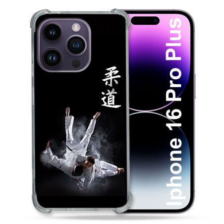 Coque Renforcée Pour Apple Iphone 16 Pro Plus Sport Judo Noir
