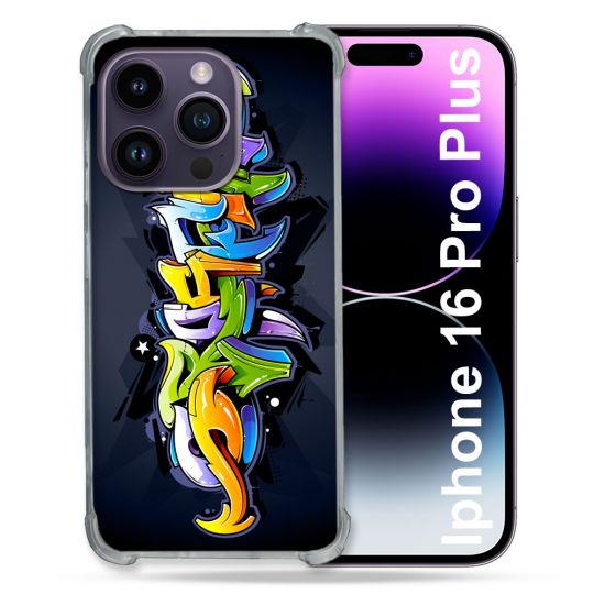 Coque Renforcée Pour Apple Iphone 16 Pro Plus Street Art Graffiti