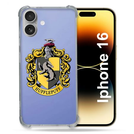 Coque Transparente Pour Apple Iphone 16 Plus Harry Potter Hufflepuff