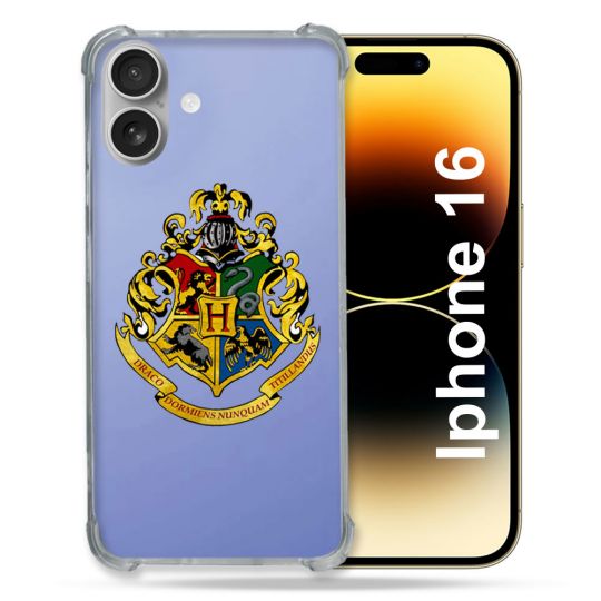 Coque Transparente Pour Apple Iphone 16 Plus Harry Potter Poudlard