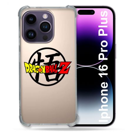Coque Transparente Pour Apple Iphone 16 Pro Plus Dragon Ball Logo
