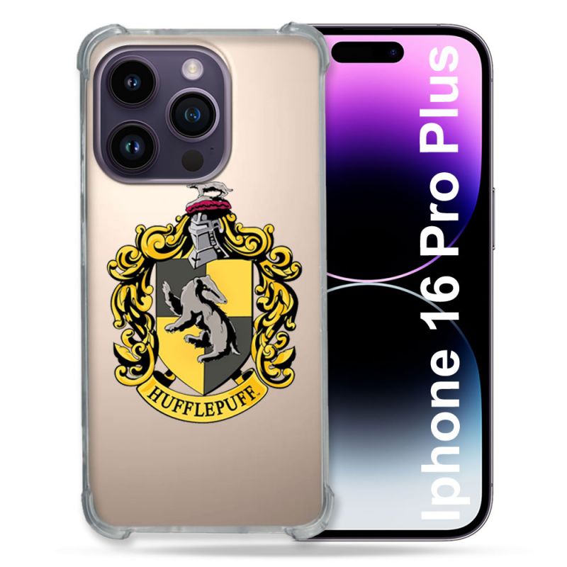 Coque Transparente Pour Apple Iphone 16 Pro Plus Harry Potter Hufflepuff