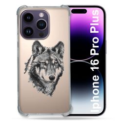 Coque Transparente Pour Apple Iphone 16 Pro Plus Loup