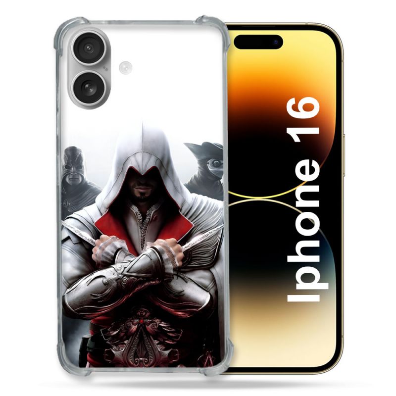 Coque Renforcée Pour Apple Iphone 16 Assassin Creed Mask