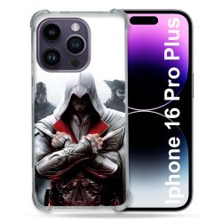 Coque Renforcée Pour Apple Iphone 16 Pro Plus Assassin Creed Mask