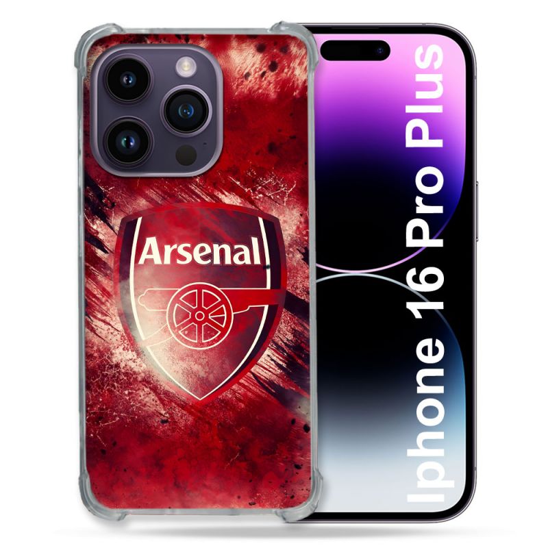 Coque Renforcée Pour Apple Iphone 16 Pro Plus Foot Arsenal