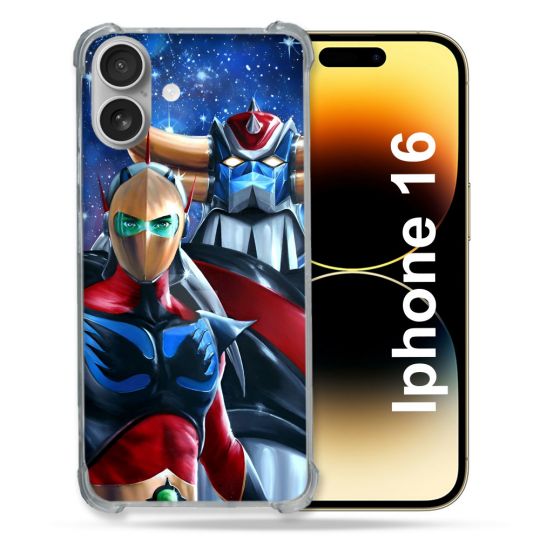 Coque Renforcée Pour Apple Iphone 16 Goldorak