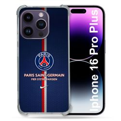 Coque Renforcée Pour Apple Iphone 16 Pro Plus Foot PSG Fier