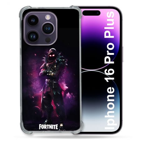 Coque Renforcée Pour Apple Iphone 16 Pro Plus Fortnite Raven