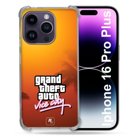 Coque Renforcée Pour Apple Iphone 16 Pro Plus GTA Vice City