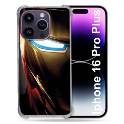 Coque Renforcée Pour Apple Iphone 16 Pro Plus Iron Man Casque