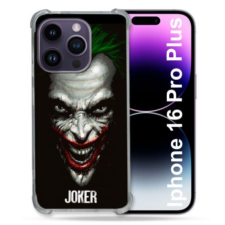 Coque Renforcée Pour Apple Iphone 16 Pro Plus Joker Noir