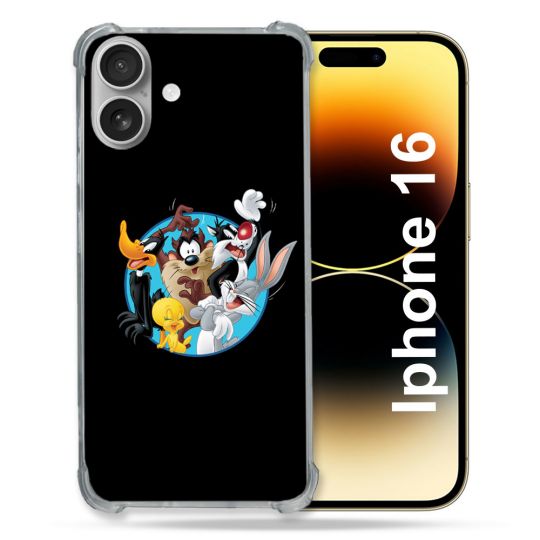 Coque Renforcée Pour Apple Iphone 16 Looney Tunes