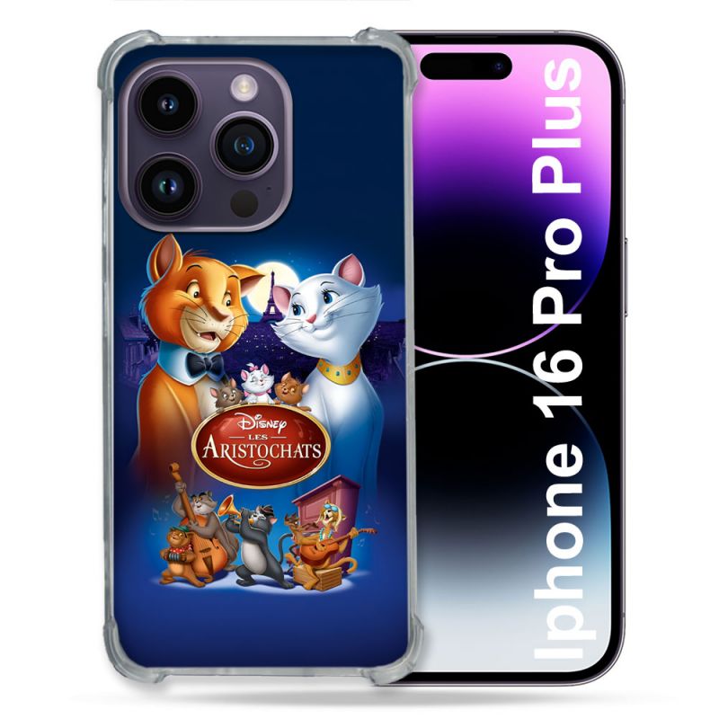 Coque Renforcée Pour Apple Iphone 16 Pro Plus Les Aristochats