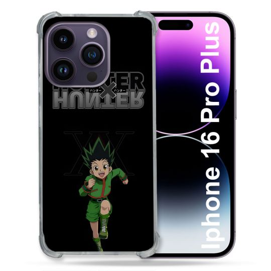 Coque Renforcée Pour Apple Iphone 16 Pro Plus Manga Hunter X Hunter Gon