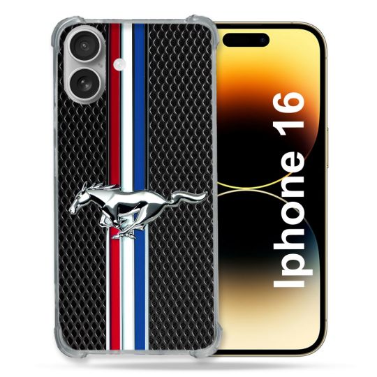 Coque Renforcée Pour Apple Iphone 16 Mustang