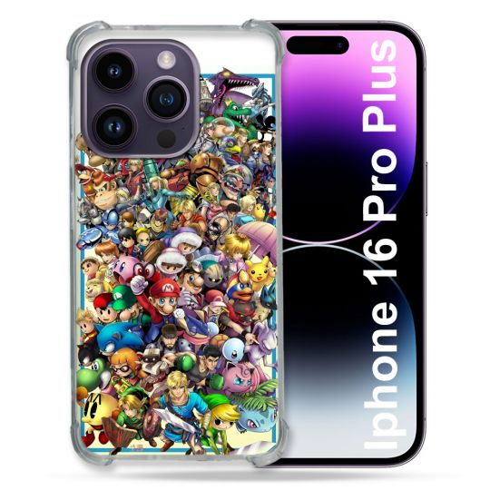 Coque Renforcée Pour Apple Iphone 16 Pro Plus Nintendo