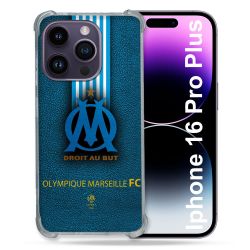 Coque Renforcée Pour Apple Iphone 16 Pro Plus Olympique Marseille OM Bande
