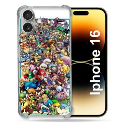Coque Renforcée Pour Apple Iphone 16 Nintendo