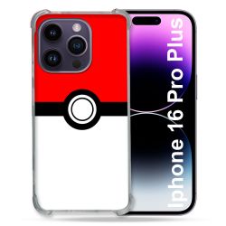 Coque Renforcée Pour Apple Iphone 16 Pro Plus Pokemon Pokeball