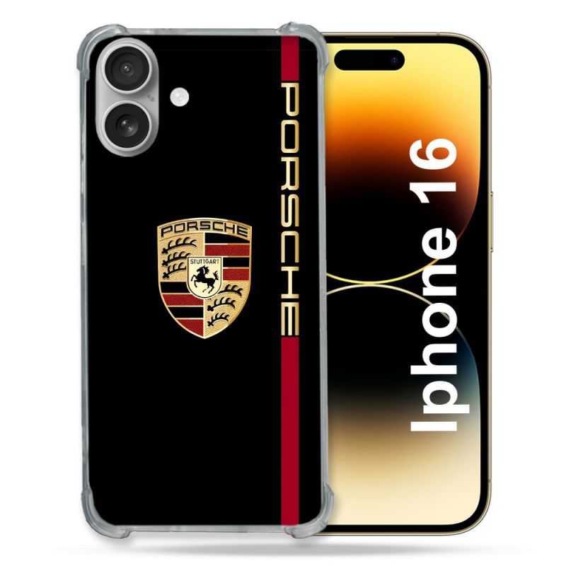 Coque Renforcée Pour Apple Iphone 16 Porsche Line