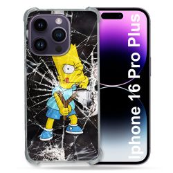 Coque Renforcée Pour Apple Iphone 16 Pro Plus Simpson Bart