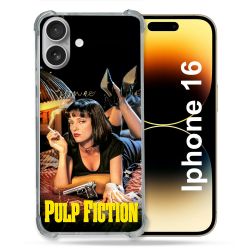 Coque Renforcée Pour Apple Iphone 16 Pulp Fiction Affiche