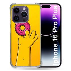 Coque Renforcée Pour Apple Iphone 16 Pro Plus Simpson Donuts