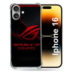 Coque Renforcée Pour Apple Iphone 16 ROG Rouge