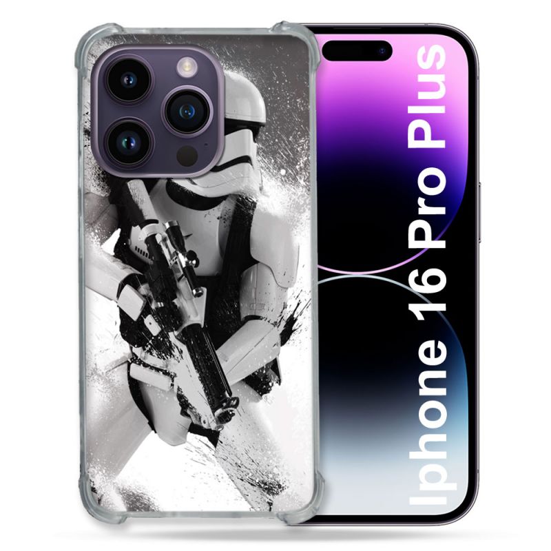 Coque Renforcée Pour Apple Iphone 16 Pro Plus Star Wars - Trooper