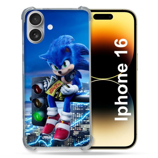 Coque Renforcée Pour Apple Iphone 16 Sonic