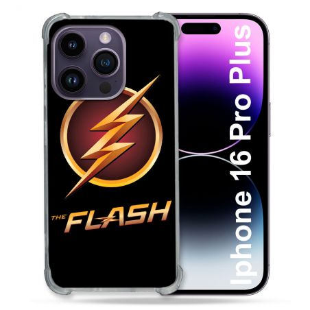 Coque Renforcée Pour Apple Iphone 16 Pro Plus The Flash Logo