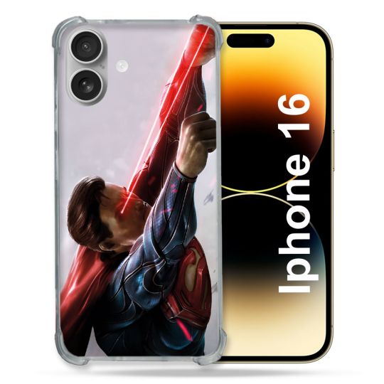 Coque Renforcée Pour Apple Iphone 16 Superman Laser