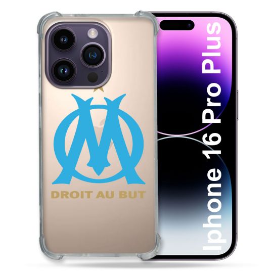 Coque Transparente Pour Apple Iphone 16 Pro Plus Foot Olympique Marseille OM
