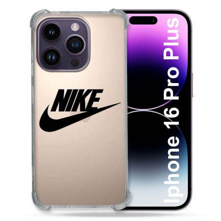 Coque Transparente Pour Apple Iphone 16 Pro Plus Nike